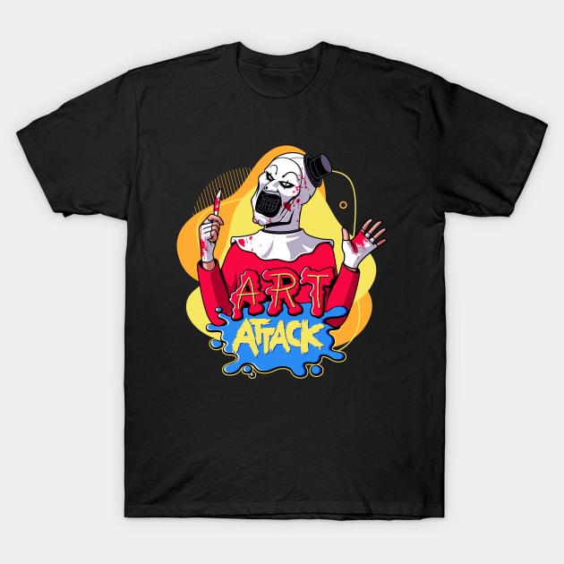 Art Attack T-Shirt by JayHai